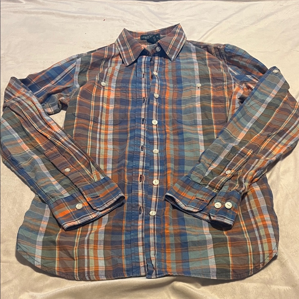 Lauren Ralph Lauren Women's Multicolor Plaid Button-Down Shirt